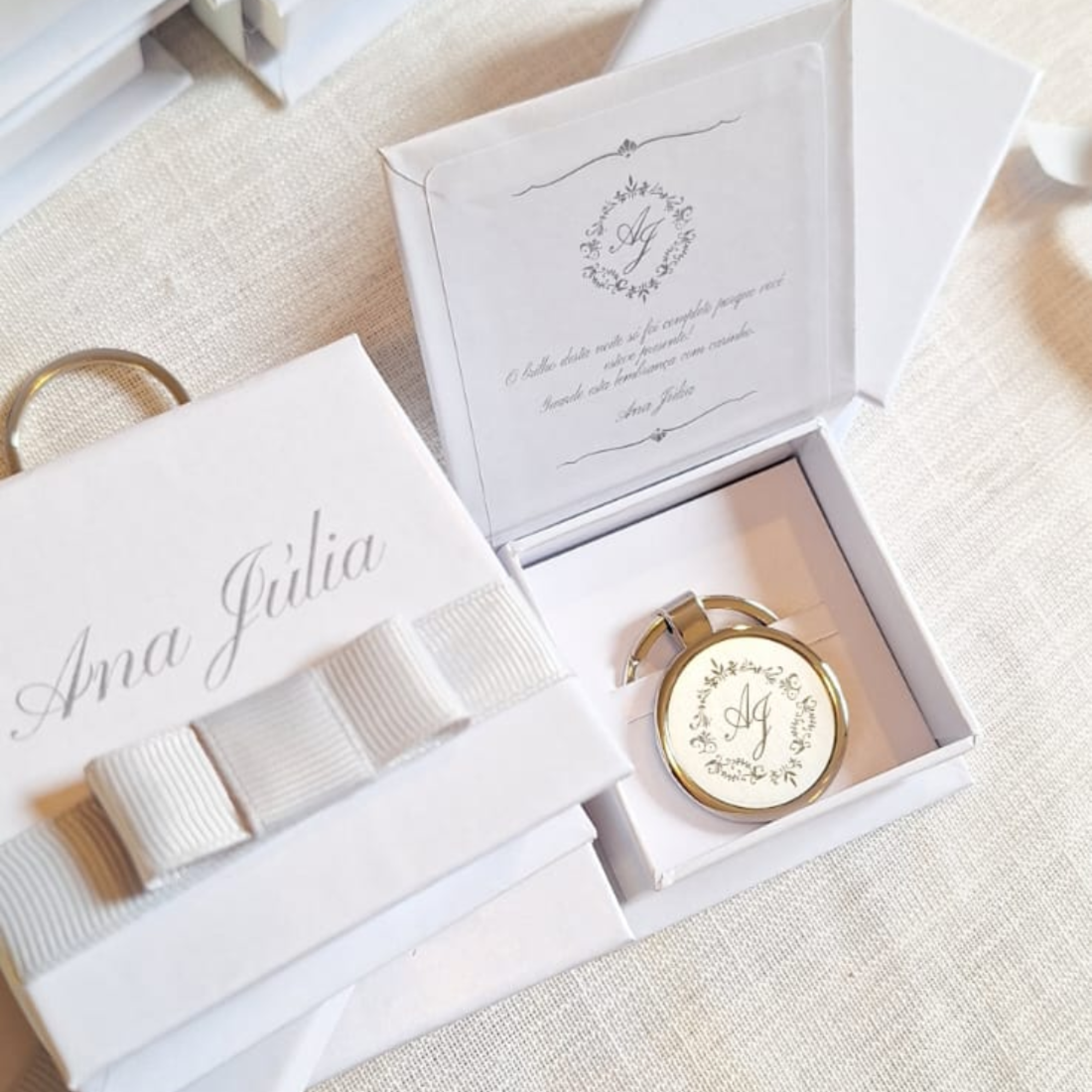 Chaveiro Monograma Personalizado - Lembrancinhas 15 anos